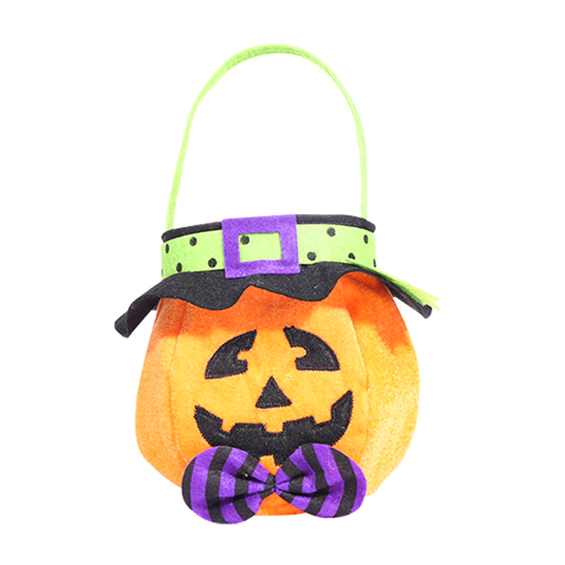 Хэллоуин Trick or Treat Bags для детей Candy Gags Большие многоразовые тыквенные сумки Tote Bags Холщовая сумка для Trick or Treating Party Favor Bags for Halloween