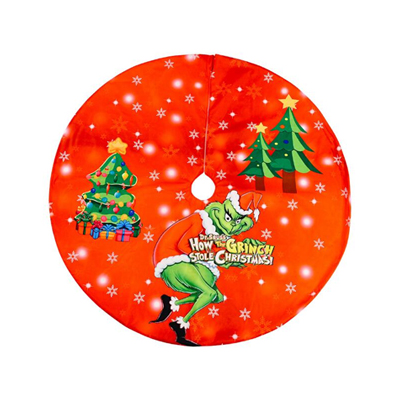 Grinch Pattern Tree Mat for Christmas Soft Touch Лучшее качество Яркий цвет